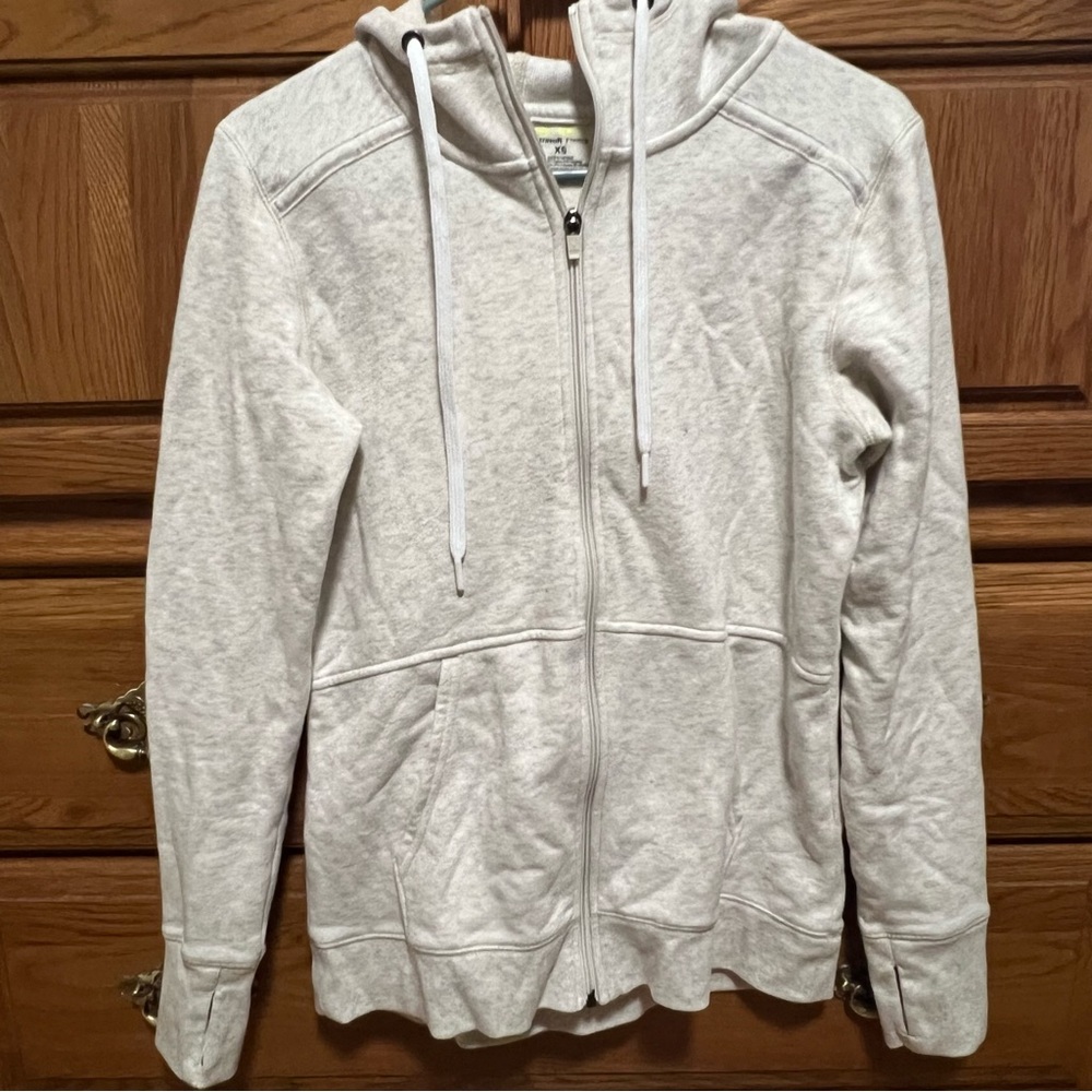 Tek Gear White Zip-Up Hoodie